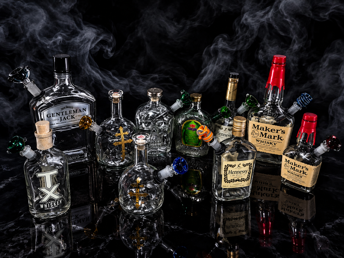 Glass Bottle Bongs