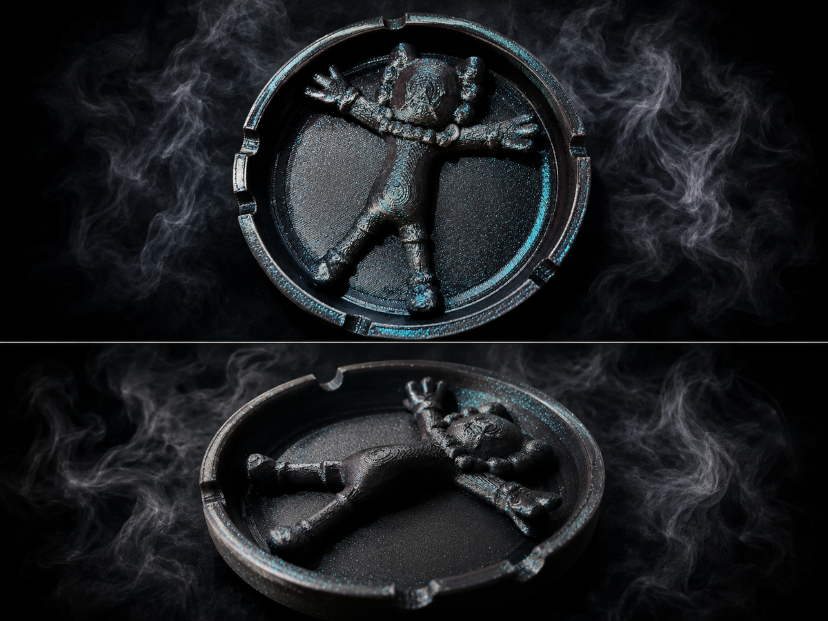 KAWS Ash Tray (Titanium)