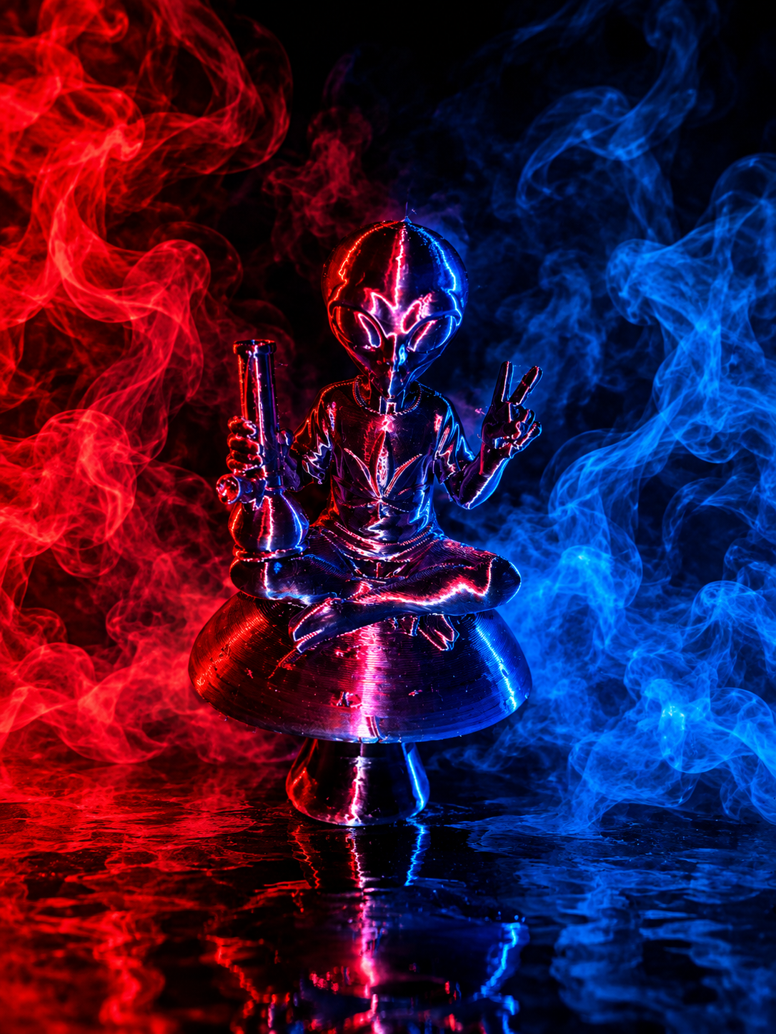 Alien Smoke Setup Figure
