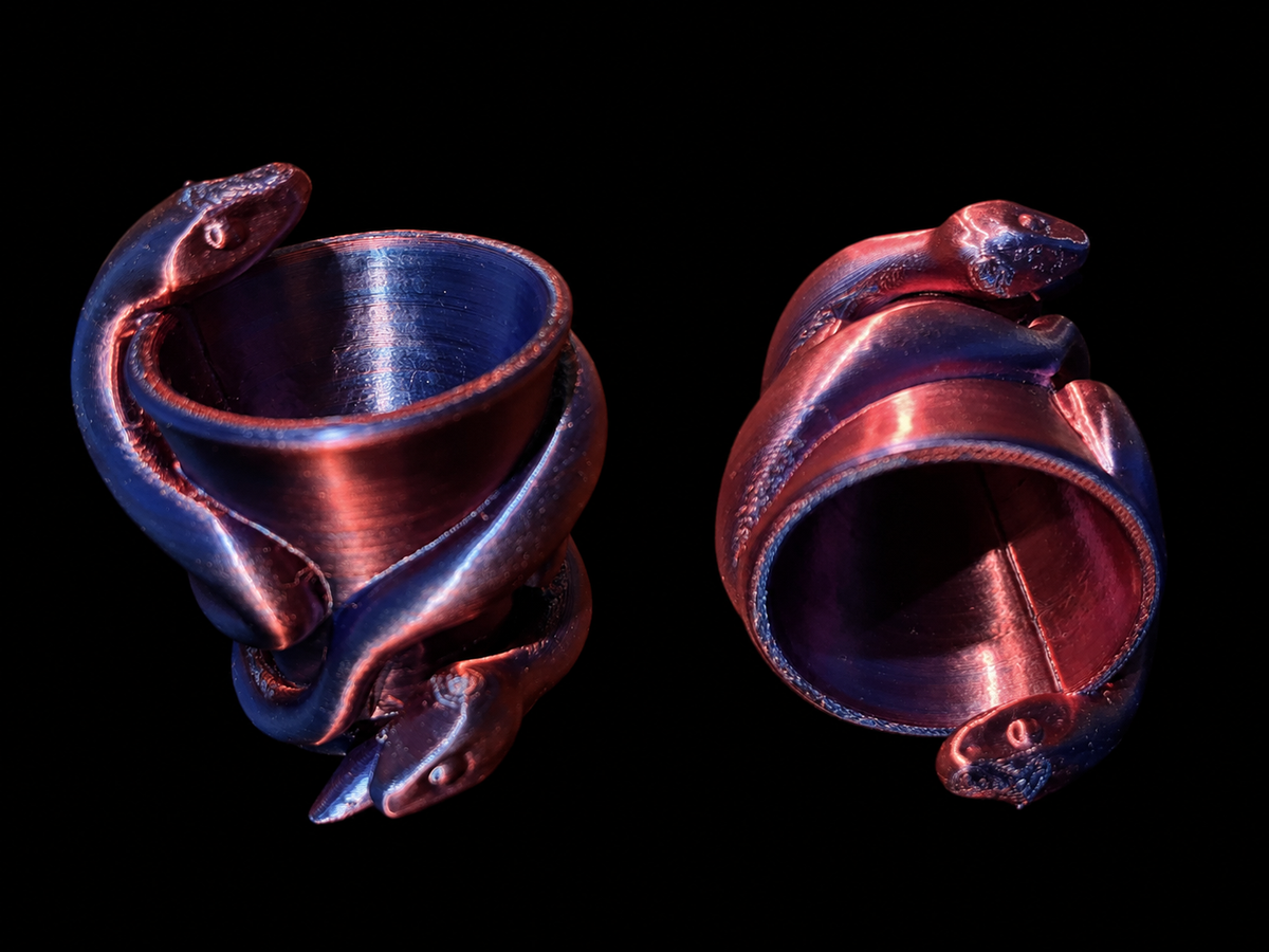 Twin Snake Shot Glass